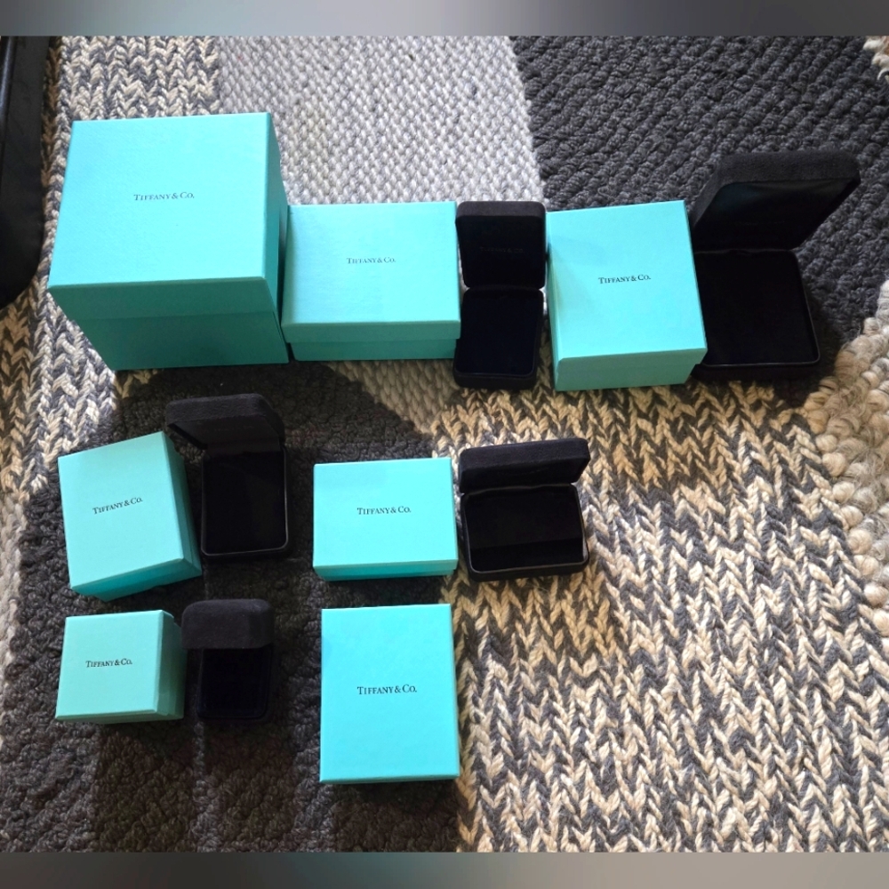 Tiffany & Co. Lot Of Showcase Boxes